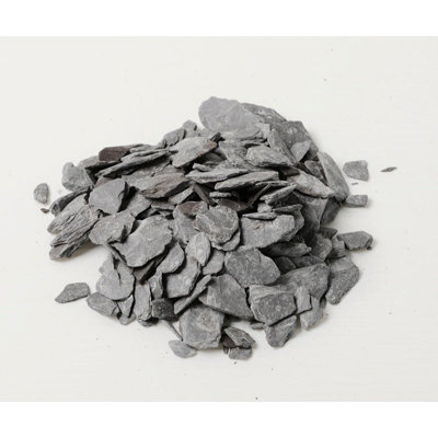 Akor Building Products Blue Slate Chippings 20mmDecorative Garden GravelAggregate Bulk Bag850Kg from B&Q