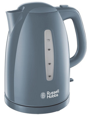 Russell Hobbs Textures 1.7L Jug Kettle 21274 and 2 Slice Toaster 21644 Set, Grey - Image 7