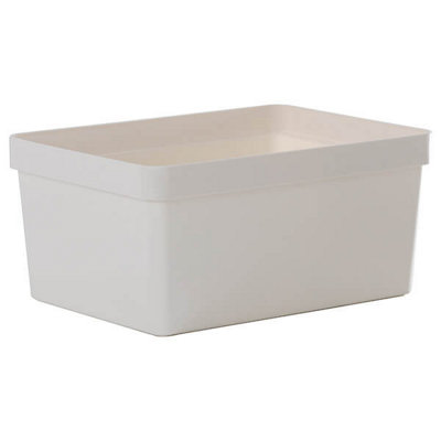 Wham Studio Utility Deep Basket 2.01 Snow White from B&Q