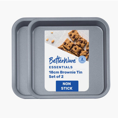 Betterware Essentials 18Cm Brownie Tin from B&Q