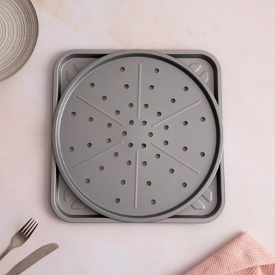 Betterware Essentials 33Cm Pizza Tin & Crisper Tray from B&Q