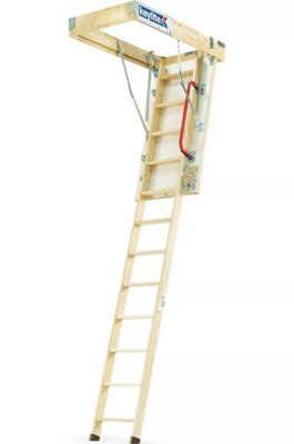 Keylite Loft Ladder Kyl09 700 X 1200Height 3200Segments 4 1 Person Install from B&Q