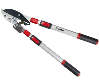 Darlac Telescopic Ratchet Loppers Garden Tree Pruner Heavy Duty Long Reach from B&Q