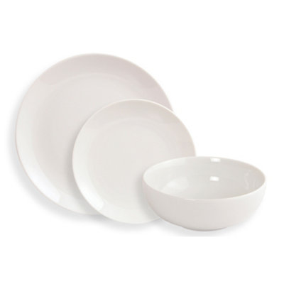 Fairmont & Main Arctic 12 Piece Coupe Dinner Set White