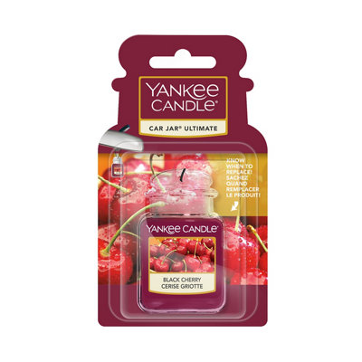 Yankee Candle Car Jar Ultimate Black Cherry Hanging Air FreshenerPack Of 1 from B&Q