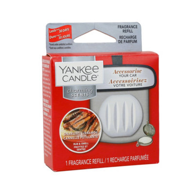 Scented Candle Refill Yankee Candle Sparkling Cinnamon Charming Scents Aroma from B&Q