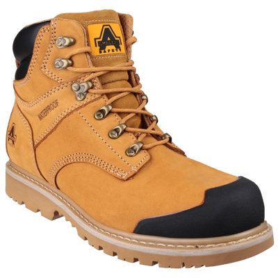 Amblers Fs226 Waterproof Safety Work Boots Tan Honey (Sizes 6-13) from B&Q