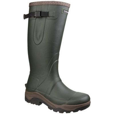 Cotswold Compass Neoprene Rubber Wellington Green from B&Q