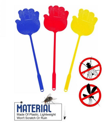 Fly Swat Killer Swatter Bug Bee Mosquito Zapper Insect Wasps Long Handle Catcher from B&Q