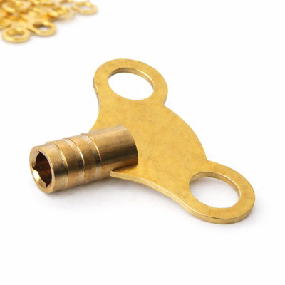  - Radiator Bleed Key Solid Brass Universal Air Vent Heating Tool