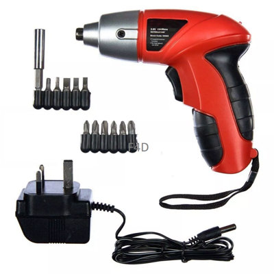 Marksman Cordless Screwdriver Drill 3.6V Electric Rechargeable Battery Set 67101C from B&Q