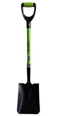 Marksman Shovel Square Mouth Builders Spade Scoop Gardening Builders Steel 70436C New from B&Q