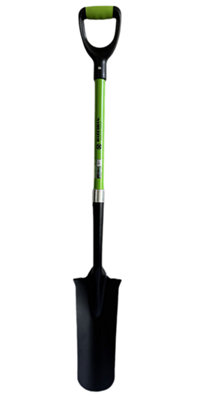 Marksman Drainage Drain Spade Fibreglass D Handle Post Hole Trench 1080mm Shovel 70437C from B&Q