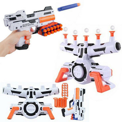 Space Wars Shooting Hover Floating Target Game Gun Aim Gift Toy Balls Xmas New from B&Q