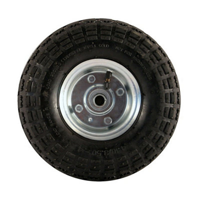10" Pneumatic Sack Truck Trolley Wheel Barrow Tyre Replacement Rubber Tyres For Carts Hand Trucks Trolleys Multi Purpose Wheels from B&Q