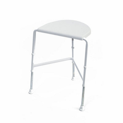 Nrs Healthcare Nuvo Corner Shower Stool from B&Q