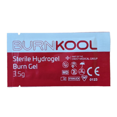 Crest Medical Burn Kool Sterile Burn Gel 3.5G from B&Q