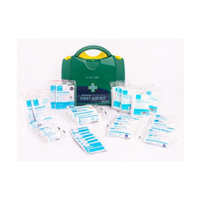 Blue Dot First Aid Kit 20-Person For Office And Workshop Hse Compliant