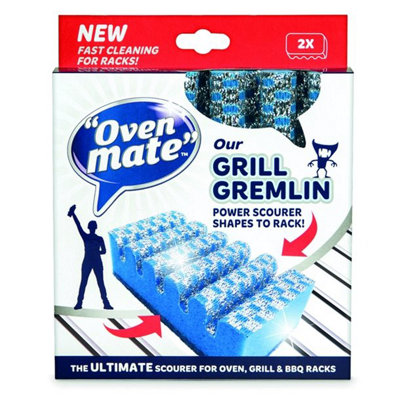 Oven Mate Grill Gremlin Anti-Scratch Scourer Pack Of 2 from B&Q