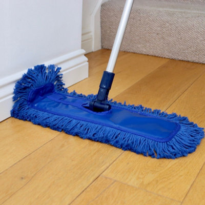 Home Valet Waxed Floor Duster With Extendable Handle from B&Q