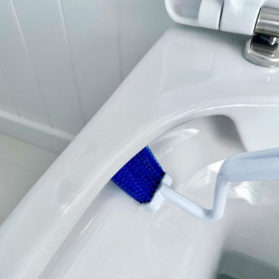 Home Valet Under Rim Toilet Brush With Holder from B&Q