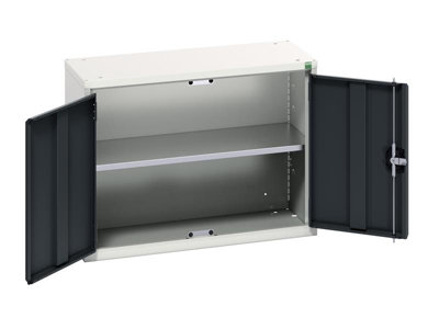 Bott 16929101.19 Verso Economy Wall Cupboard 1 Shelf 800mm Anthracite Grey from B&Q