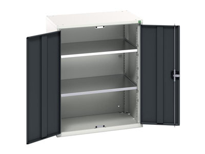 Bott 16926159.19 Verso 2 Shelf Cupboard 800mm Anthracite Grey Bot169261599 from B&Q