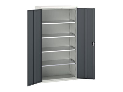 Bott 16926267.19 Verso 4 Shelf Cupboard 1050mm Anthracite Grey Bot169262679 from B&Q