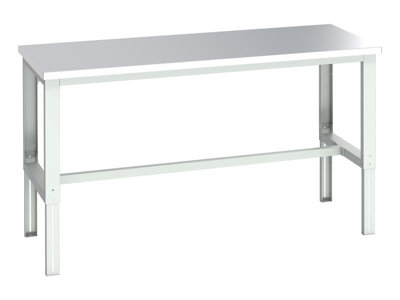 Bott 41004168.16V Cubio Adjustable BenchStainless Steel Clad Top 2000 X 900mm from B&Q