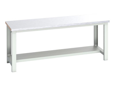 Bott 41003659.16V Cubio Bench With Half ShelfSteel Clad Top 2000 X 750mm from B&Q
