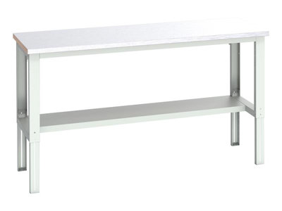 Bott 41003663.16V Cubio Adjustable Bench With Half ShelfSteel Clad Top 2000 X 750mm from B&Q