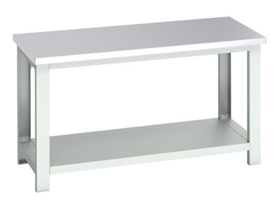 Bott 41003668.16V Cubio Bench With ShelfStainless Steel Clad Top 1500 X 750mm from B&Q