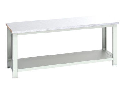 Bott 41003671.16V Cubio Bench With ShelfSteel Clad Top 2000X 750mm Bot41003671 from B&Q