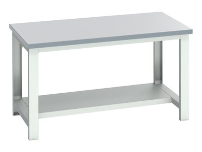 Bott 41004173.16V Cubio Bench With Half ShelfLaminate Top 1500 X 900mm from B&Q