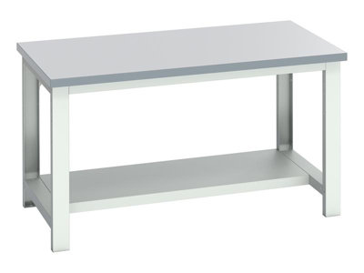 Bott 41004174.16V Cubio Bench With Half ShelfEsd Laminate Top 1500 X 900mm from B&Q