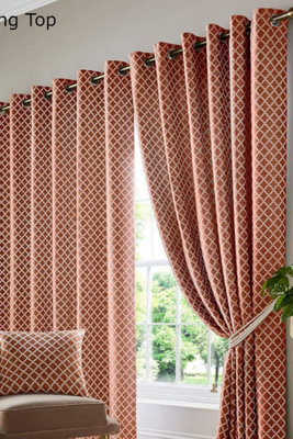 Alan Symonds Cotswold Fully Lined Ready Made Ring Top Eyelet Curtains from B&Q