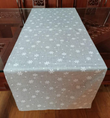 Luxury Living Cationic Star 40X140Cm Grey Table Runner from B&Q