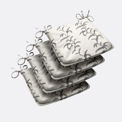 Luxury Living Linen Fern Outdoor Tapezoid Shape Seat Pad from B&Q