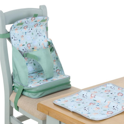Polar Gear Portable Booster Seat With Matching Place MatBaby Chair Integrated PocketFor Toddlers Aged 13Lightweight from B&Q