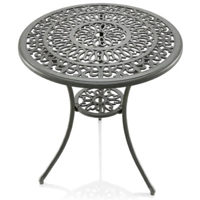 Centurion Supports Positano Grey Garden And Patio Cast Aluminium Bistro Table from B&Q