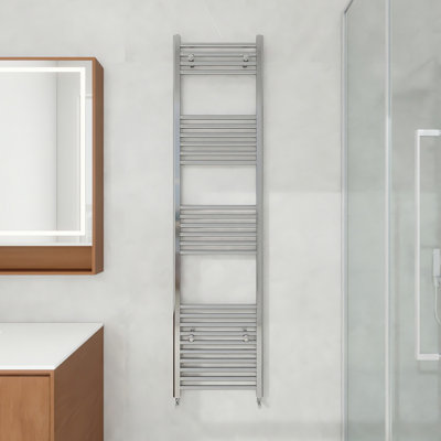 AVER-GROWTH 1600X400mm Bathroom Vertical Straight Heated Towel Rail Radiator Ladder Warmer Chrome from B&Q