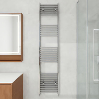 AVER-GROWTH 1800X400mm Bathroom Vertical Straight Heated Towel Rail Radiator Ladder Warmer Chrome from B&Q