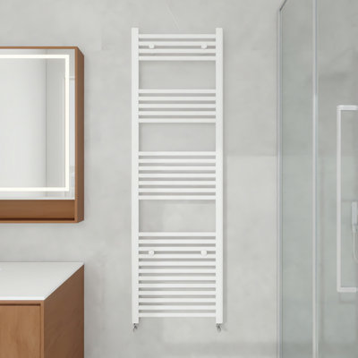 AVER-GROWTH 1600X500mm Bathroom Vertical Straight Heated Towel Rail Radiator Ladder Warmer White from B&Q
