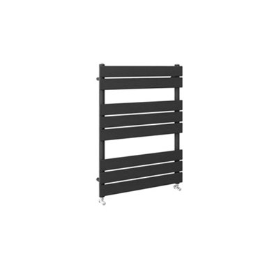 AVER-GROWTH Designer Flat Panel Heated Towel Rail Radiator Bathroom Warmer Heating Anthracite 800X600mm from B&Q