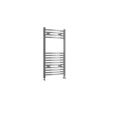 AVER-GROWTH Bathroom Curved Heated Towel Rail Radiator Warmer Ladder Chrome 800X400mm from B&Q