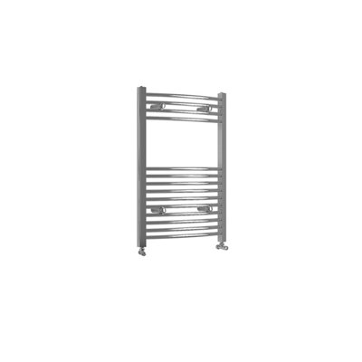 AVER-GROWTH Bathroom Curved Heated Towel Rail Radiator Warmer Ladder Chrome 800X600mm from B&Q