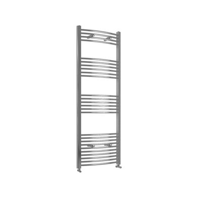 AVER-GROWTH Bathroom Curved Heated Towel Rail Radiator Warmer Ladder Chrome 1600X500mm from B&Q