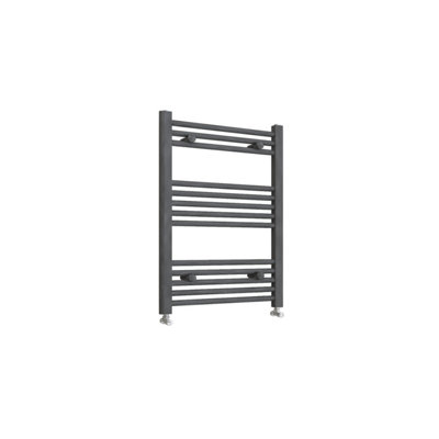 AVER-GROWTH Bathroom Vertical Straight Heated Towel Rail Radiator Ladder Warmer Anthracite 800X550mm from B&Q