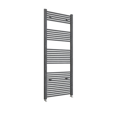 AVER-GROWTH Bathroom Vertical Straight Heated Towel Rail Radiator Ladder Warmer Anthracite 1800X500mm from B&Q
