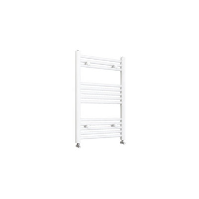 AVER-GROWTH Bathroom Vertical Straight Heated Towel Rail Radiator Ladder Warmer White 800X500mm from B&Q